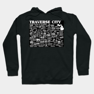 Traverse City Map Hoodie